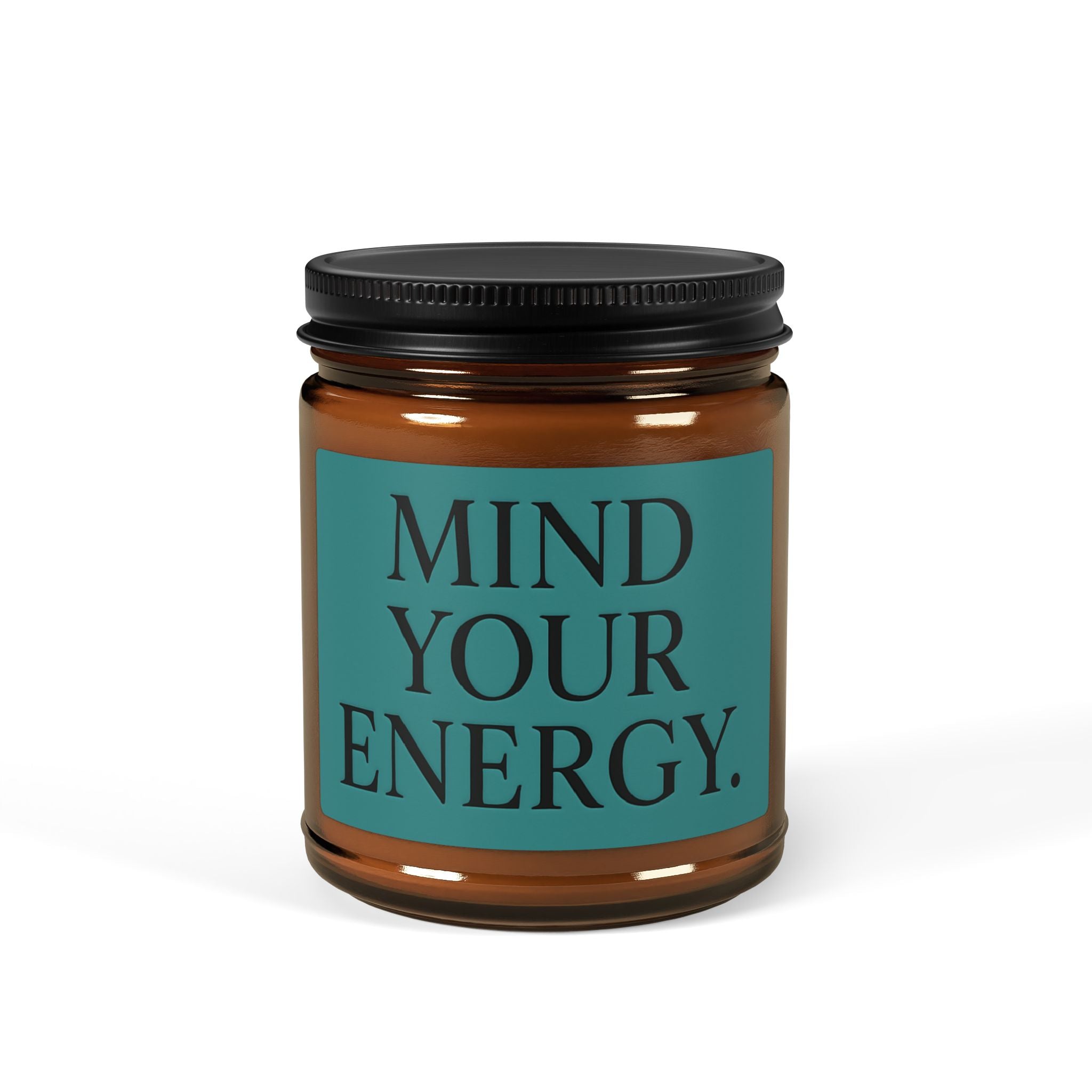 Mind Your Energy™ Scented Soy Candle | Amber Jar | Ritual & Everyday Burn