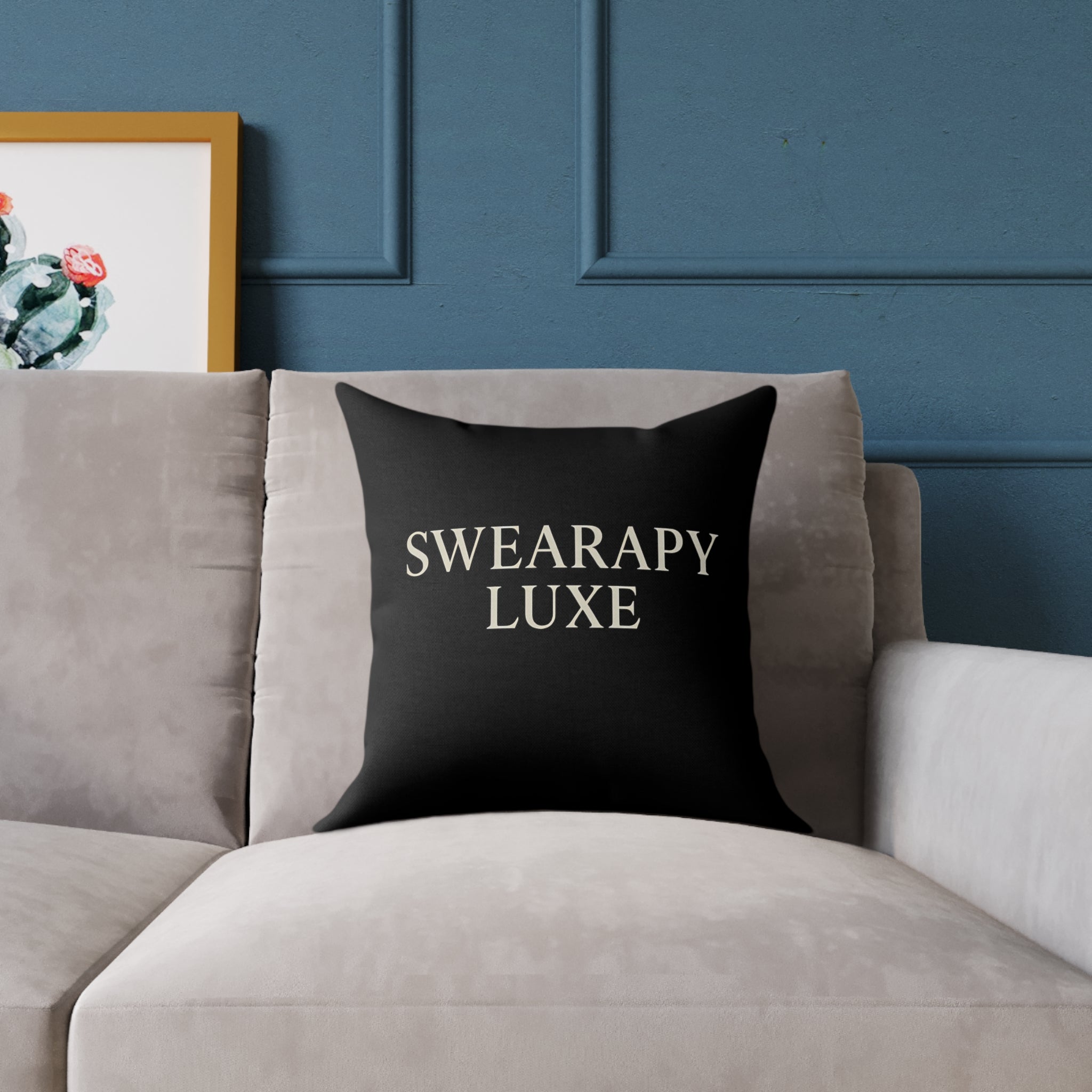 SWEARAPY LUXE™ Decorative Throw Pillow | Minimalist Modern Design