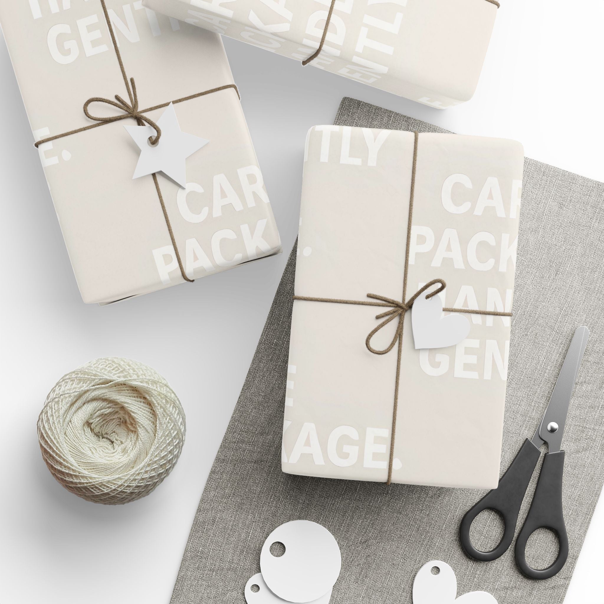 CARE PACKAGE™ Luxe Holiday Wrapping Paper — Matte or Glossy Finish