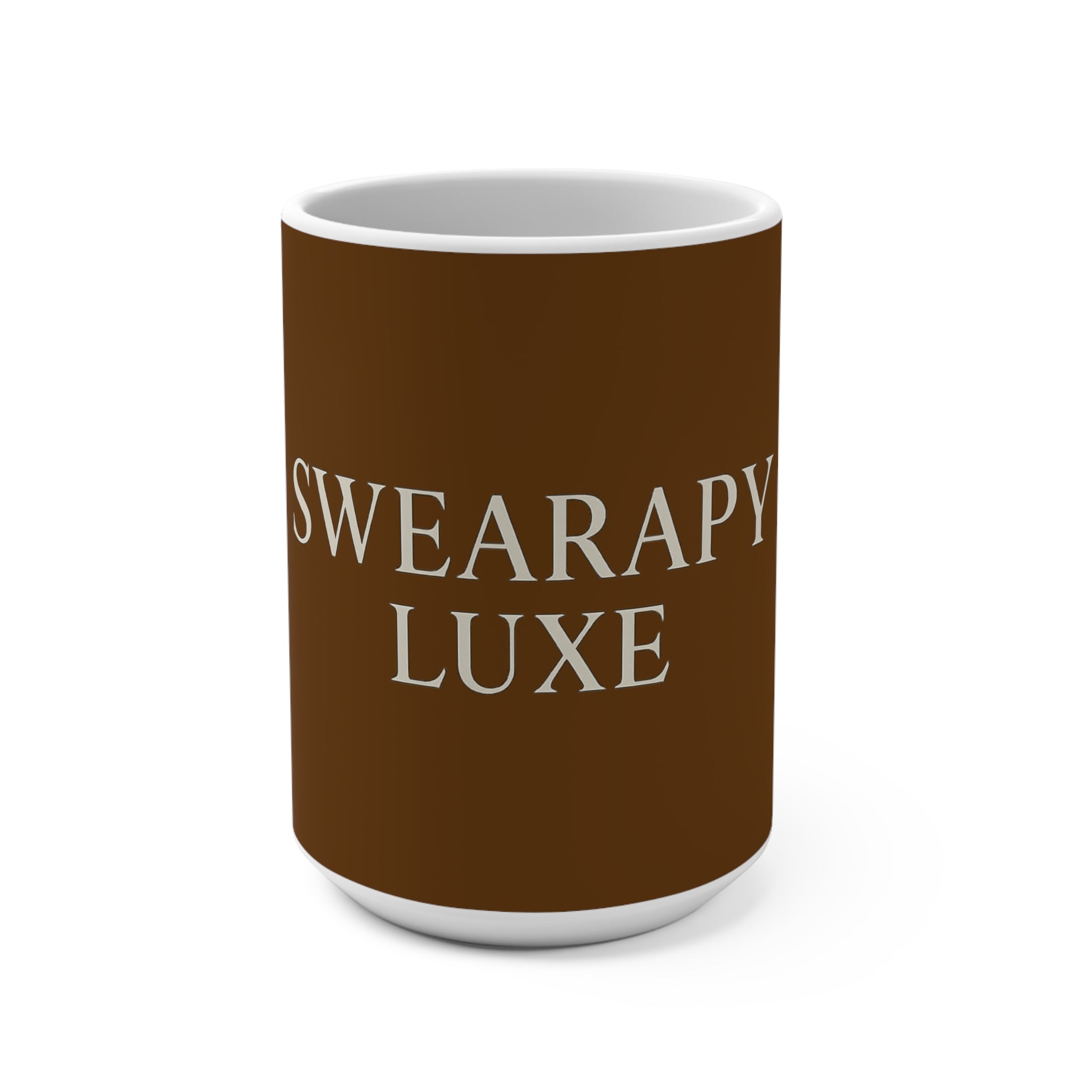 SWEARAPY LUXE™ 15oz Ceramic Mug | Minimalist Modern Design