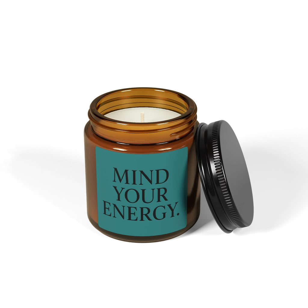 Mind Your Energy™ Scented Soy Candle | Amber Jar | Ritual & Everyday Burn