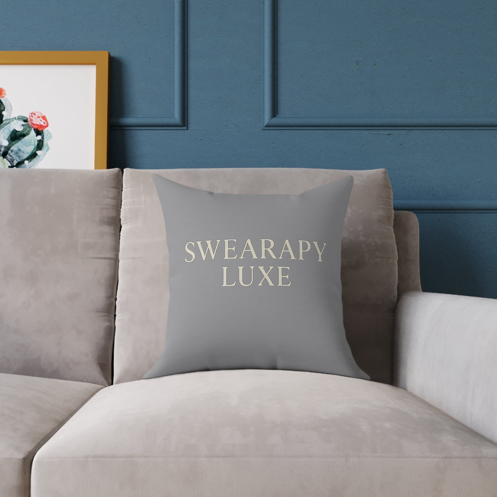 SWEARAPY LUXE™ Decorative Throw Pillow | Minimalist Modern Design