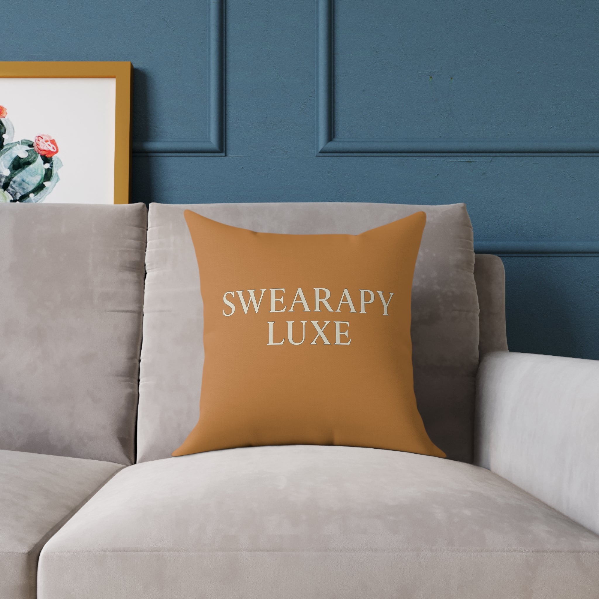 SWEARAPY LUXE™ Decorative Throw Pillow | Minimalist Modern Design