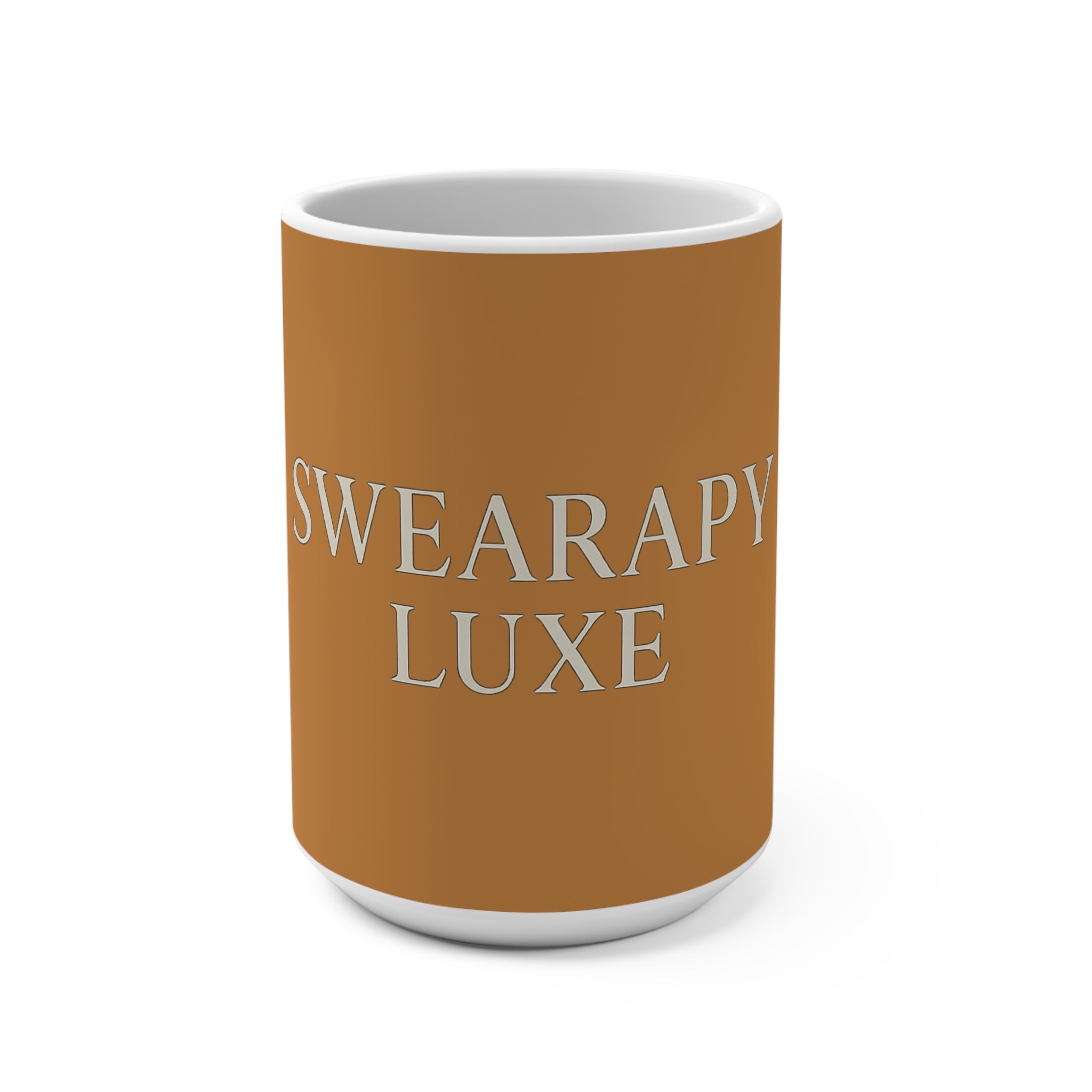 SWEARAPY LUXE™ 15oz Ceramic Mug | Minimalist Modern Design