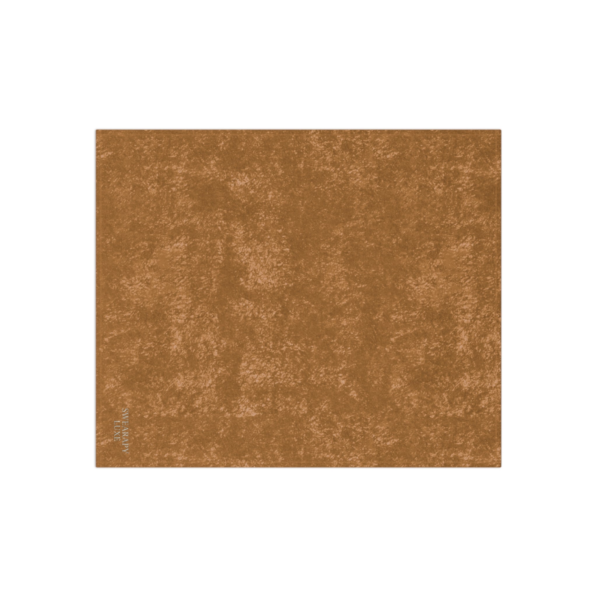 SWEARAPY™ LUXE Crushed Velvet Throw Blanket | Ultra-Soft Luxury Home Decor for Couch & Bed-Cognac