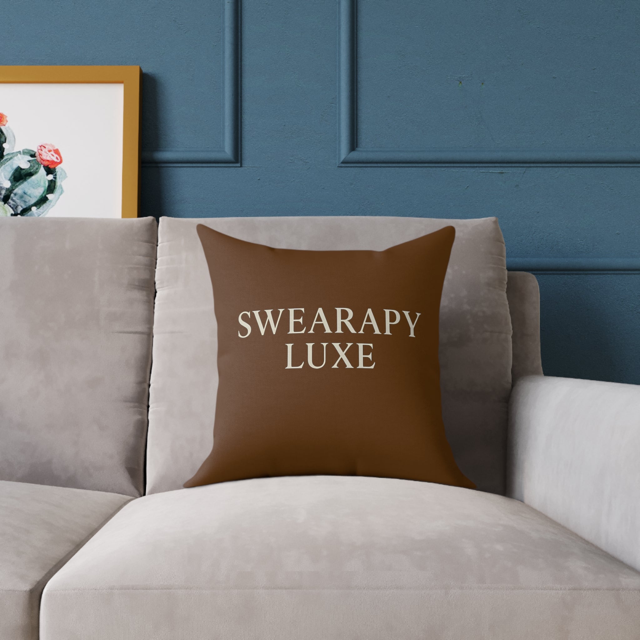 SWEARAPY LUXE™ Decorative Throw Pillow | Minimalist Modern Design