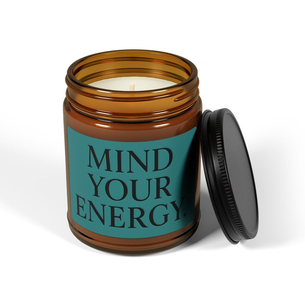 Mind Your Energy™ Scented Soy Candle | Amber Jar | Ritual & Everyday Burn