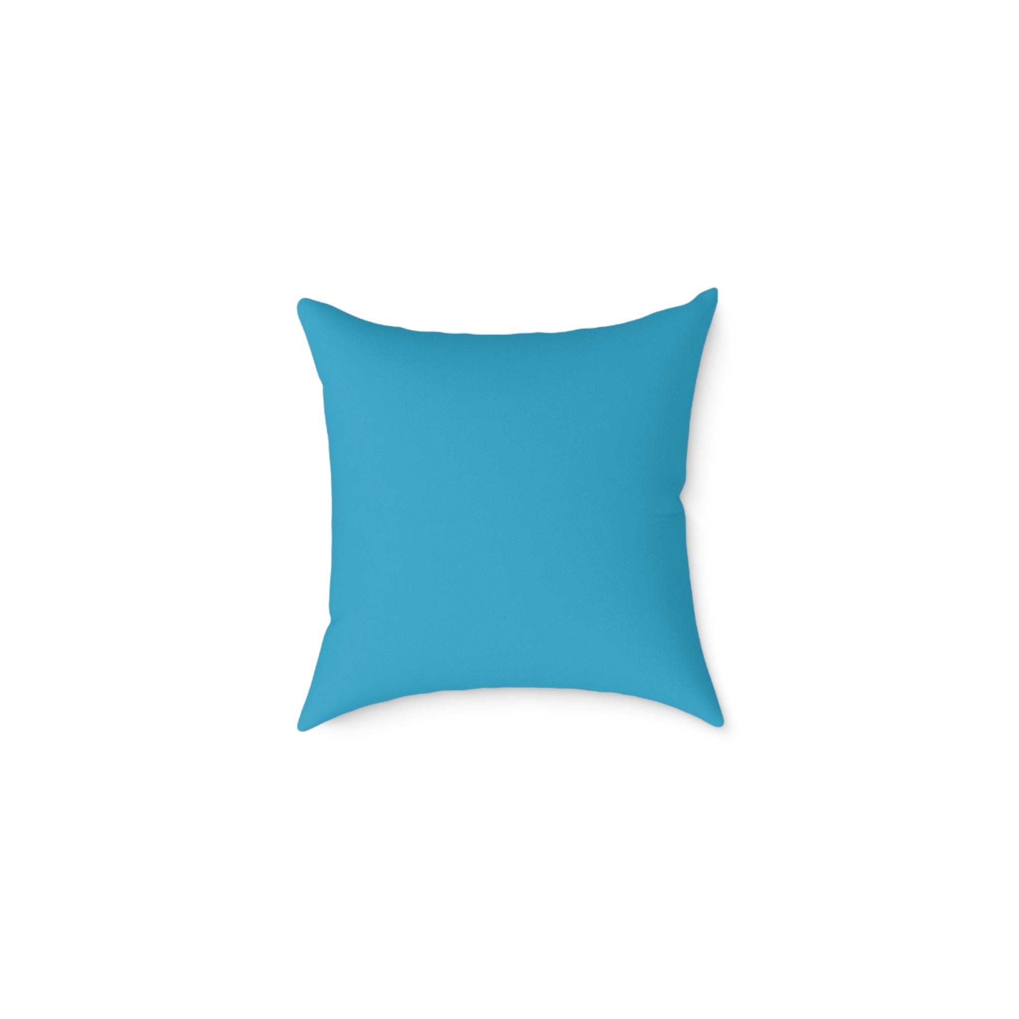 Swearapy™ “Say That Sh*t With Your Chest” Square Throw Pillow – Turquoise | Bold Wellness Statement Home Decor