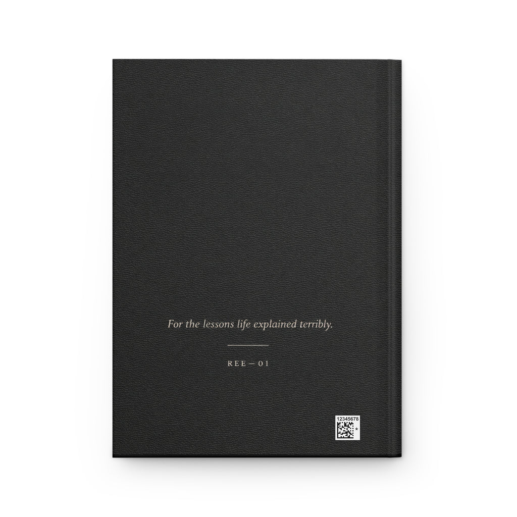 Some Lessons Were Absolute Bullsh*t – Luxury Lined Hardcover Journal | Minimalist Black Leather Notebook | REE-Education Collection