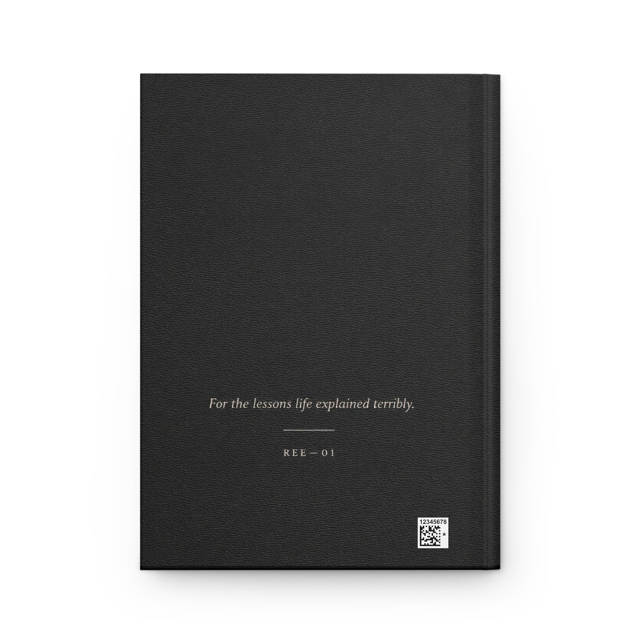 Some Lessons Were Absolute Bullsh*t – Luxury Lined Hardcover Journal | Minimalist Black Leather Notebook | REE-Education Collection