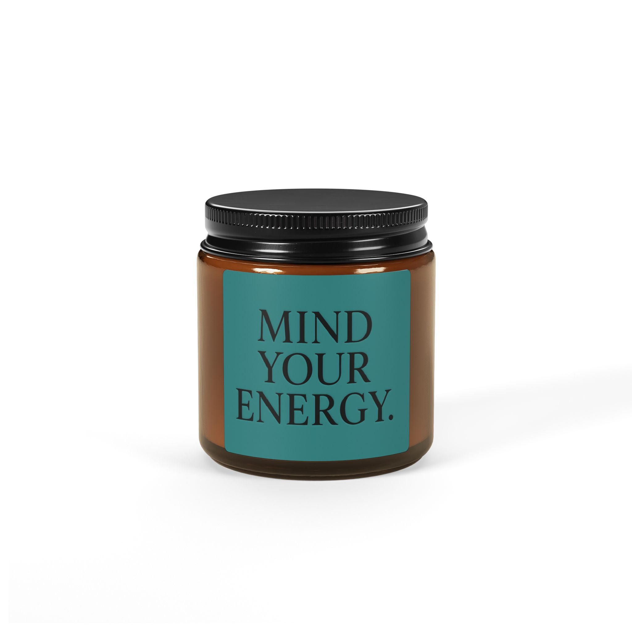 Mind Your Energy™ Scented Soy Candle | Amber Jar | Ritual & Everyday Burn